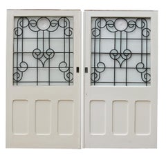 Antique Glazed Dividing Doors
