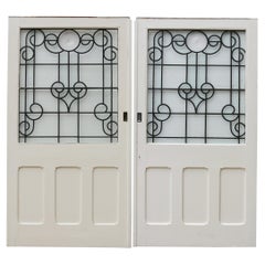 Antique Glazed Dividing Doors