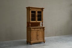 Antique Glazed Dresser in Solid Pine 19th Century