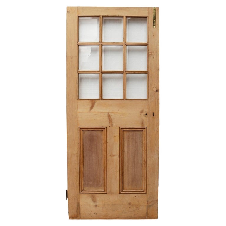 Antique Glazed Pine Door at 1stDibs pine glazed doors