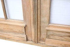 Antique Glazed Pine Double Doors