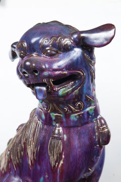 Glazed Pottery Chinese Foo Dog