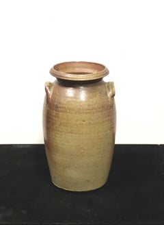 Antique Glazed Pottery Urn