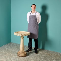 Bañera para pájaros de gres esmaltado antiguo by Lefco