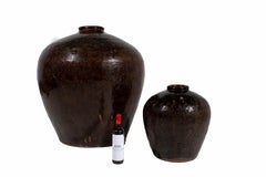 Antique Glazed Storage Jar