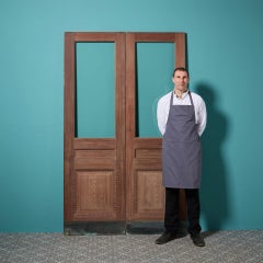 Antique Glazed Teak Double Doors