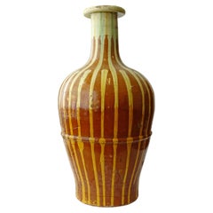 Pot ancien en terre cuite émaillée, Italie, années 1900