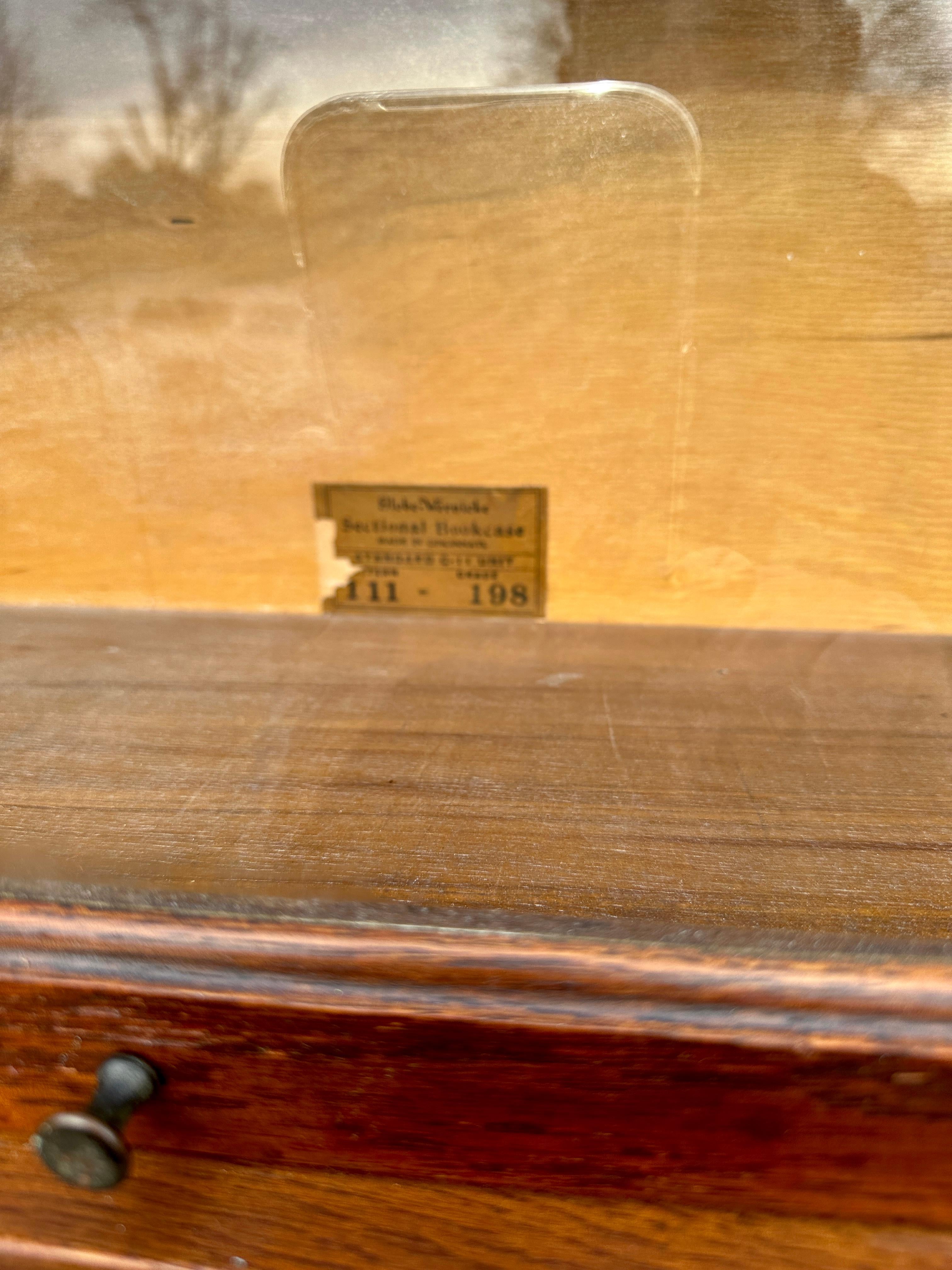 American Antique GLOB - WERNICKE Barrister Bookcase  stickley era-W8002  20%  OFF SALE