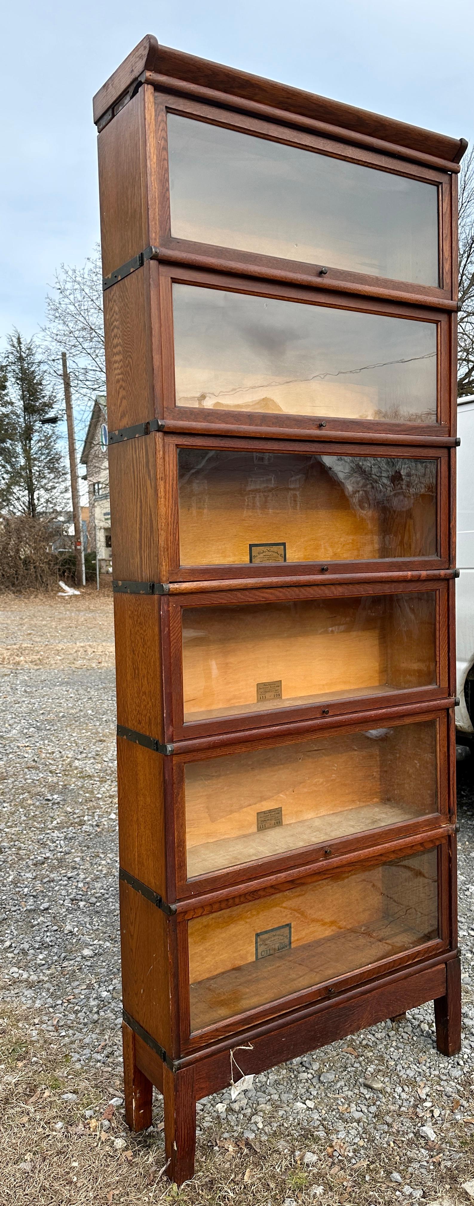 Antique GLOB - WERNICKE Barrister Bookcase  stickley era-W8002  20%  OFF SALE 1