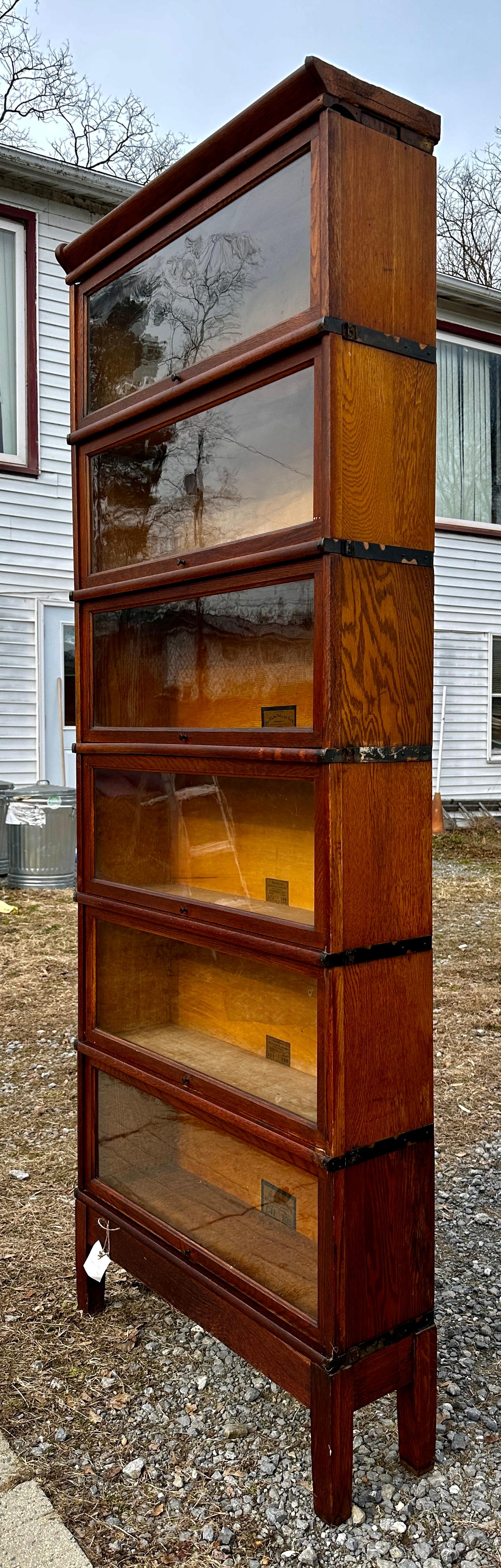 Antique GLOB - WERNICKE Barrister Bookcase  stickley era-W8002  20%  OFF SALE 2