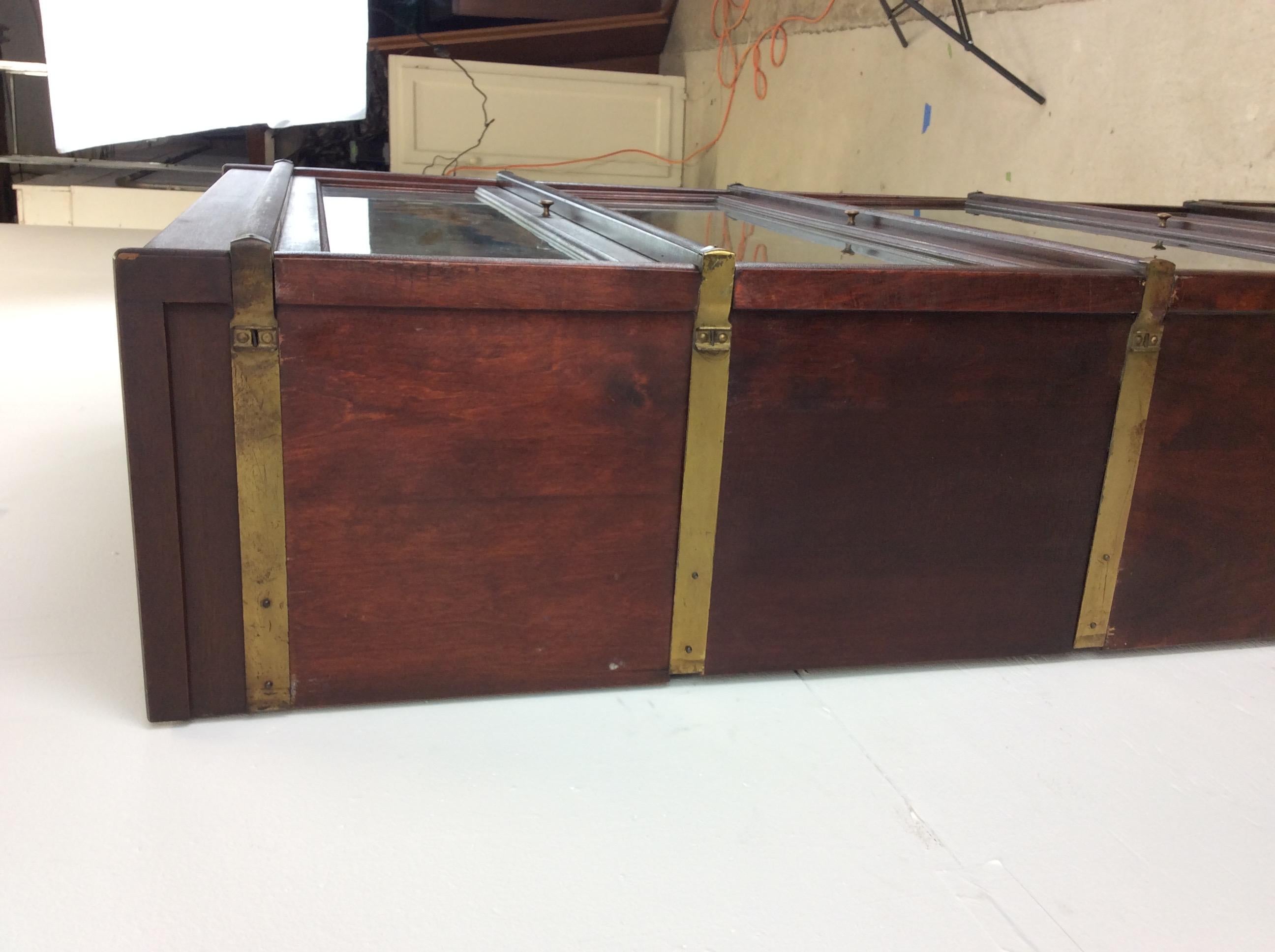 Librería Antigua Globe Wernicke de 4 Cajas con Acabado Caoba en venta 2