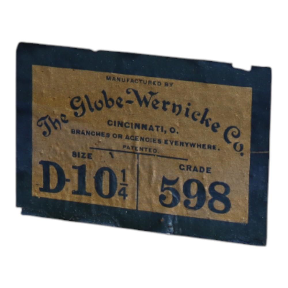 20th Century Antique Globe Wernicke Arts & Crafts Mahogany 2-Stack Barrister Bookcase c1920 For Sale