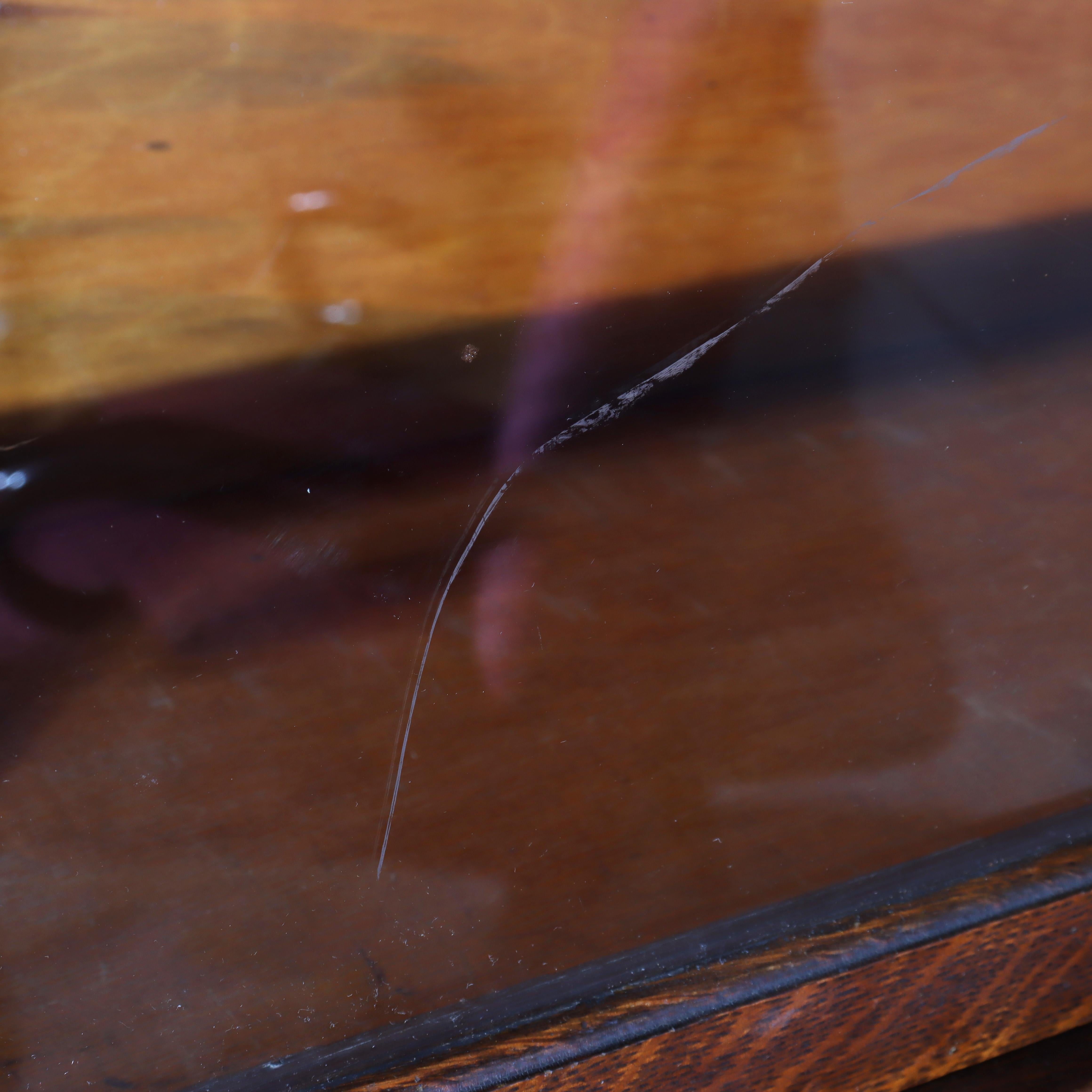 Antique Globe Wernicke Arts & Crafts Oak Five Stack Barrister Bookcase C1920 en venta 7