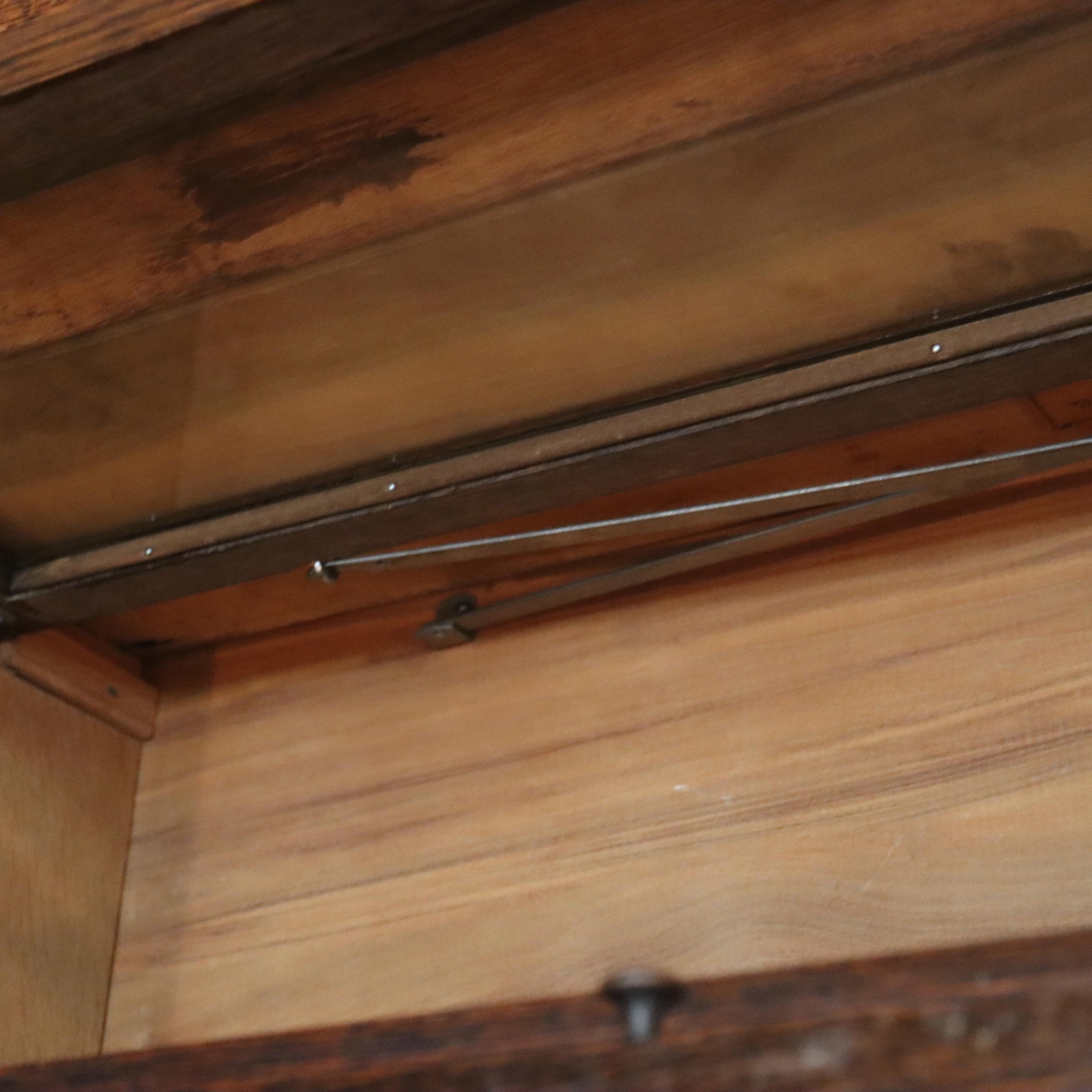 Antique Globe Wernicke Arts & Crafts Oak Six Stack Barrister Bookcase C1920 en venta 4