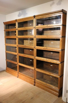 Antique Globe Wernicke Bookcase at 1stDibs