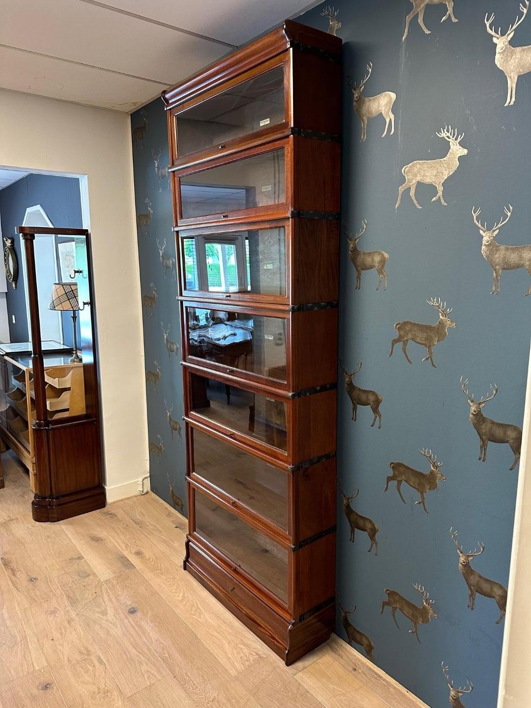Early 20th Century Antique Globe Wernicke Bookcase