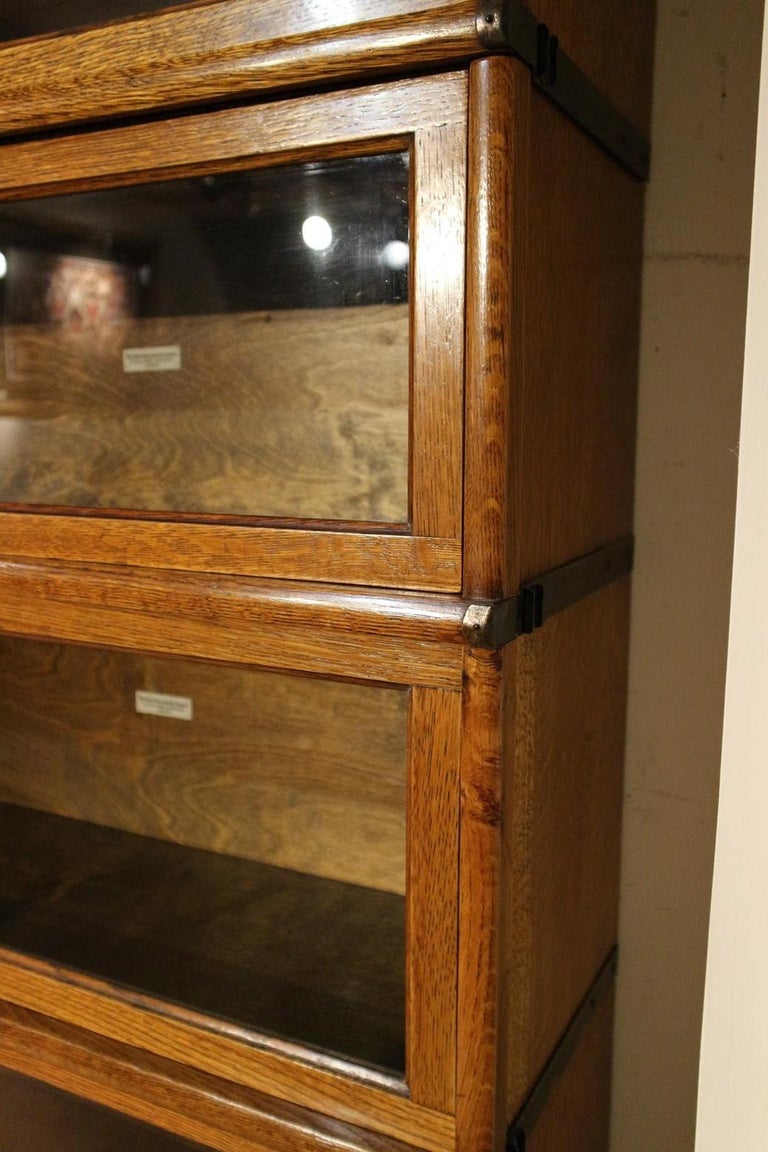 Antique Globe Wernicke Bookcase at 1stDibs