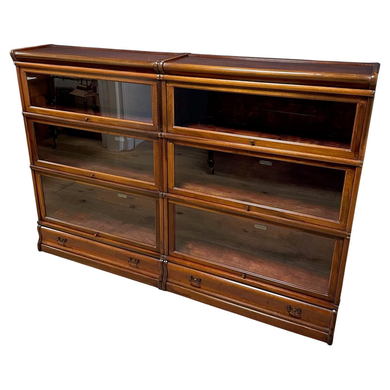 Antique Globe Wernicke Bookcase For Sale