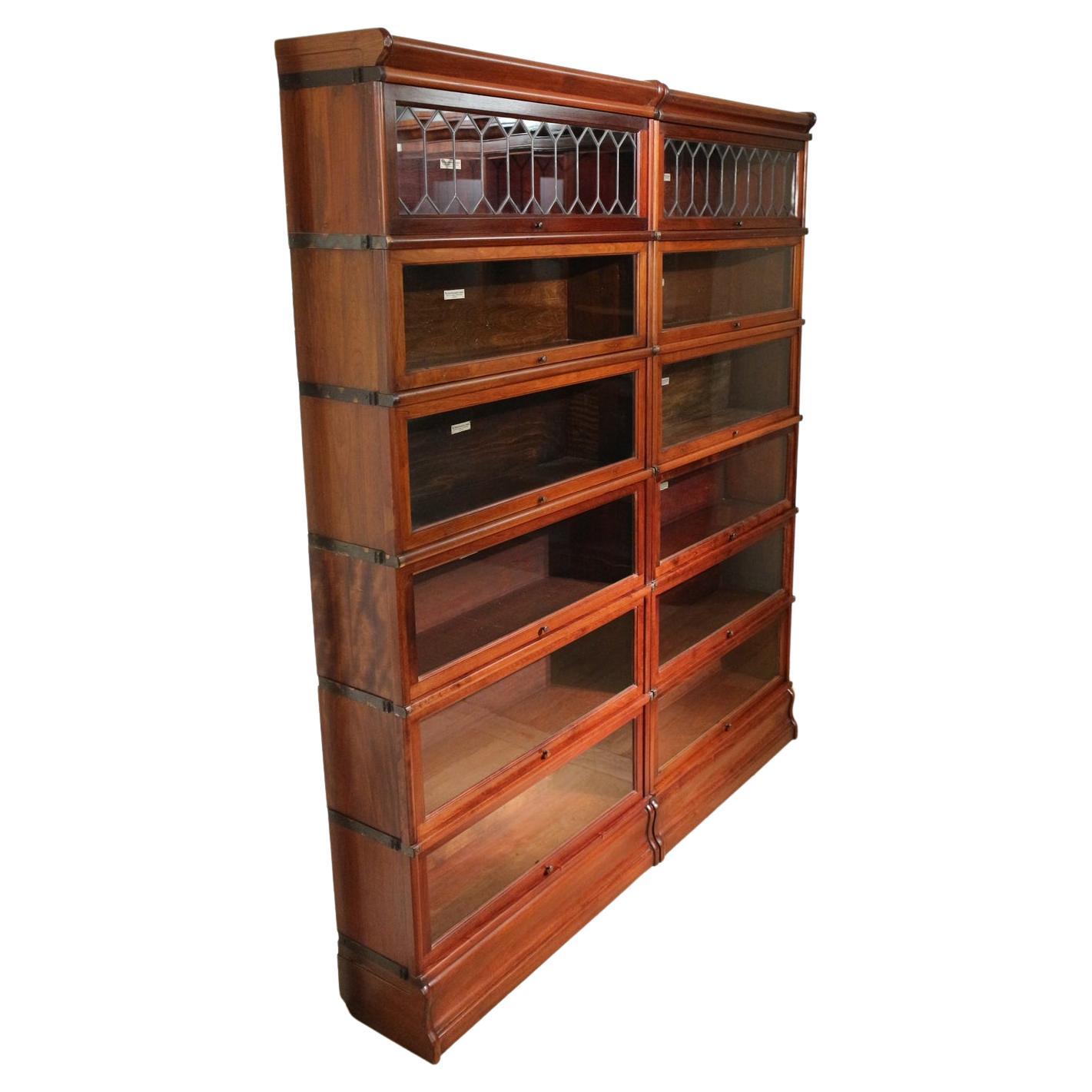 Antique Globe Wernicke Bookcase at 1stDibs