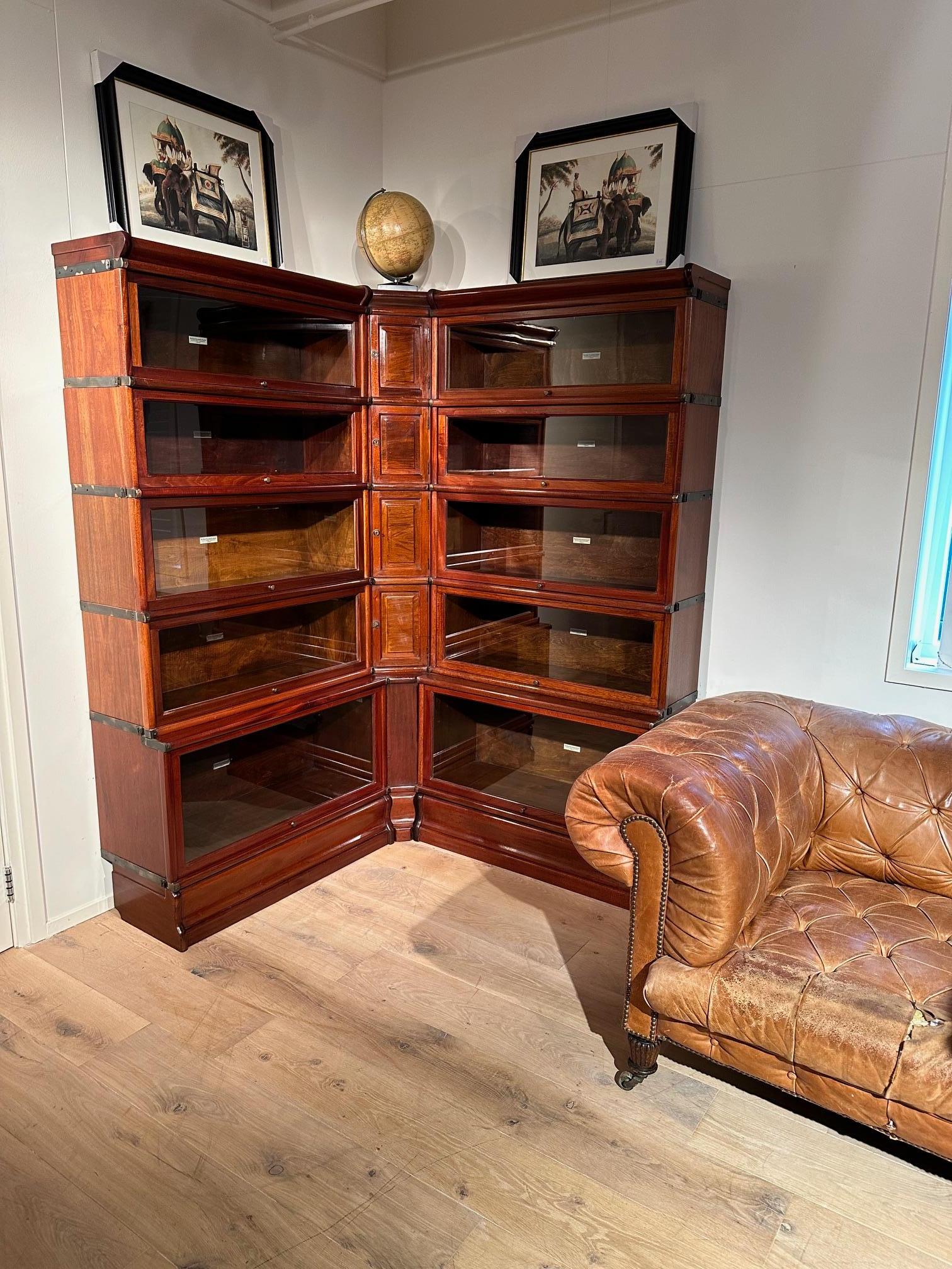 Libreria angolare antica Globe Wernicke in vendita 5
