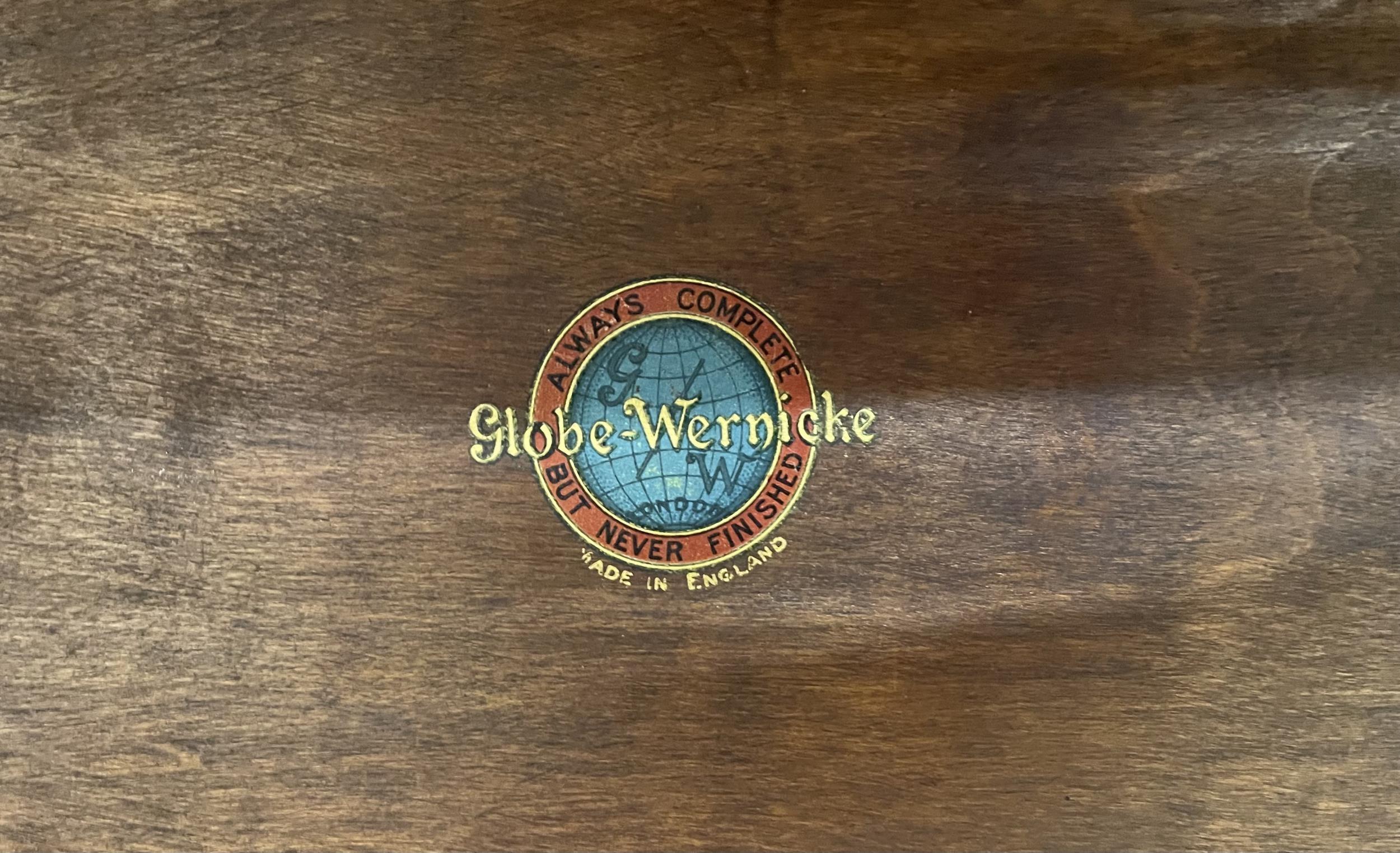 Antigua librería de barrister Globe Wernicke de cuatro cuerpos, acristalada y apilable en Bueno estado para la venta en Reading, Berkshire