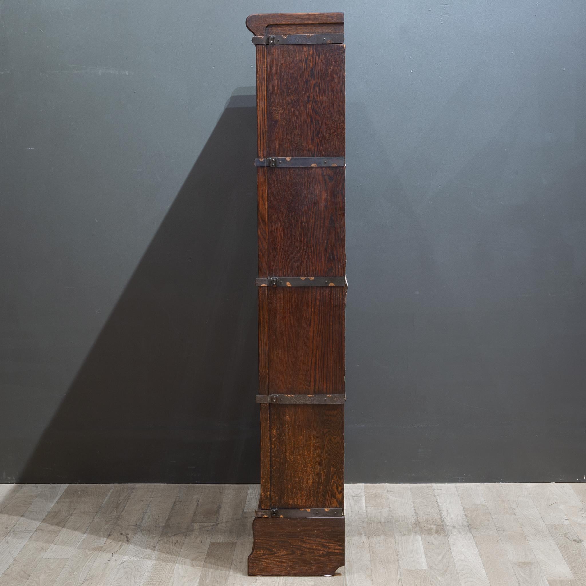 19th Century Antique Globe-Wernicke London 4 Stack Lawyer's Bookcase, c.1890-1910