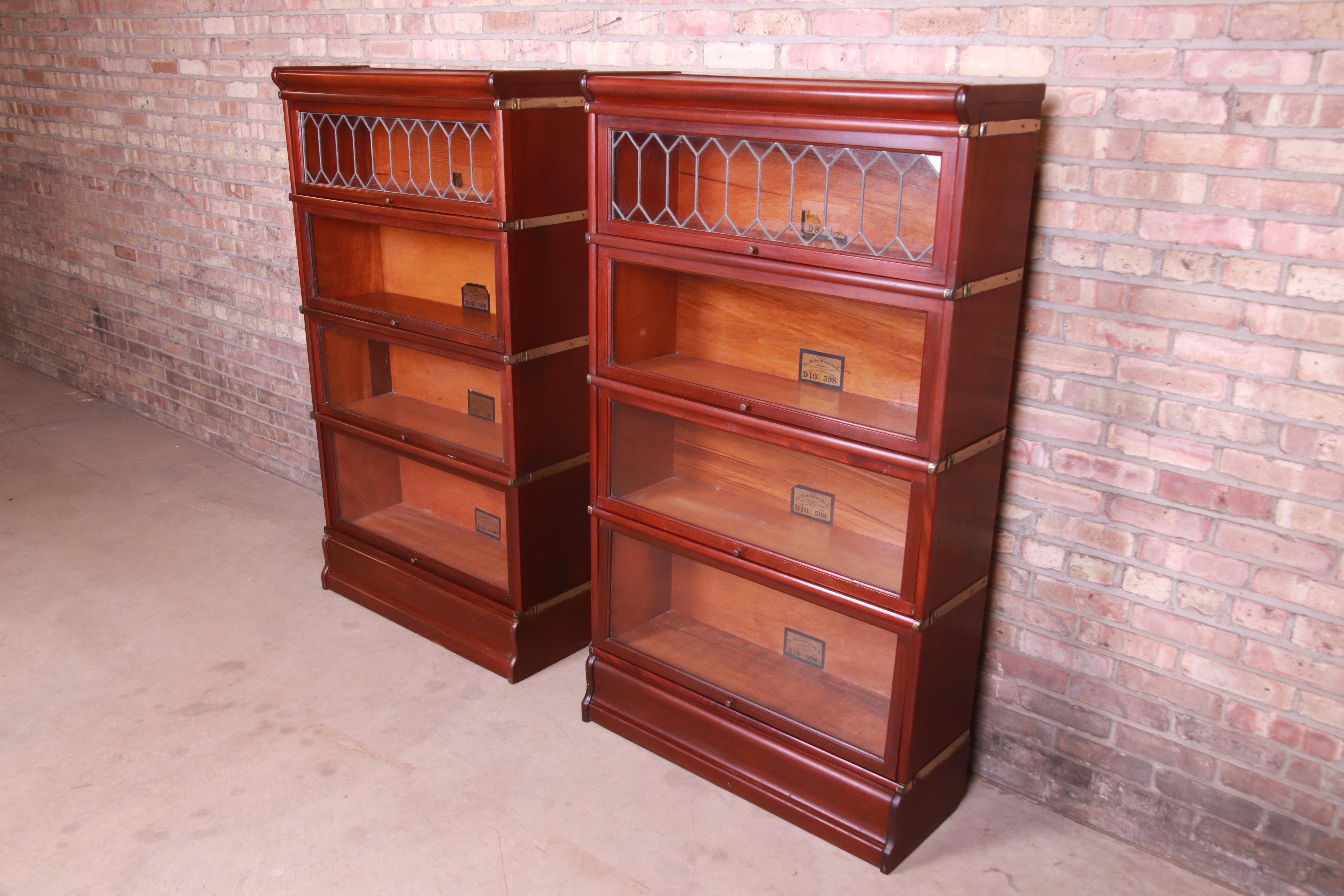 barrister bookcase with glass doors