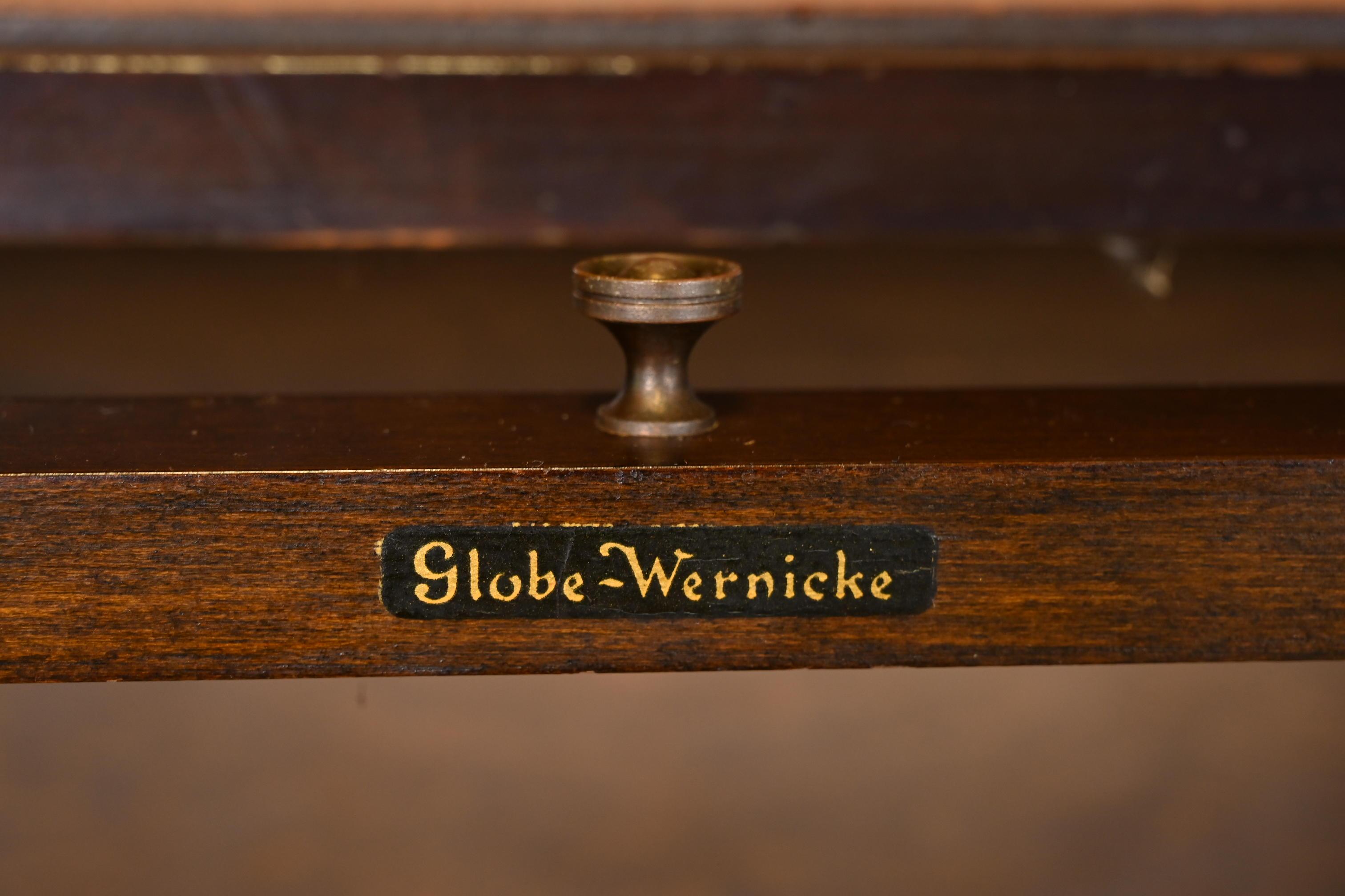 Antique Globe Wernicke Mahogany Six-Stack Barrister Bookcases, Circa 1890s 1