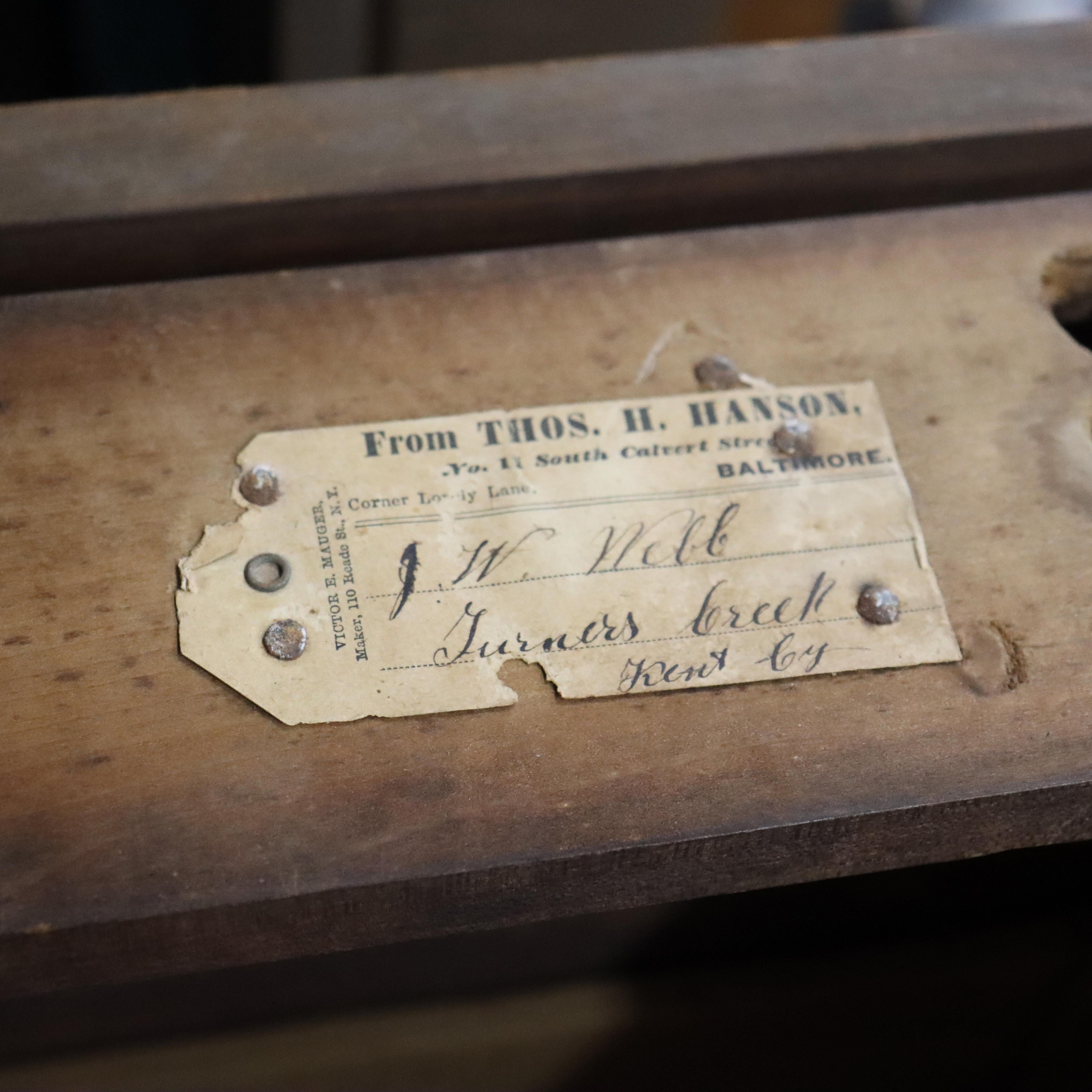 Antique Globe Wernicke School 3 Stack Drop Front Barrister Bookcase c1920 For Sale 7