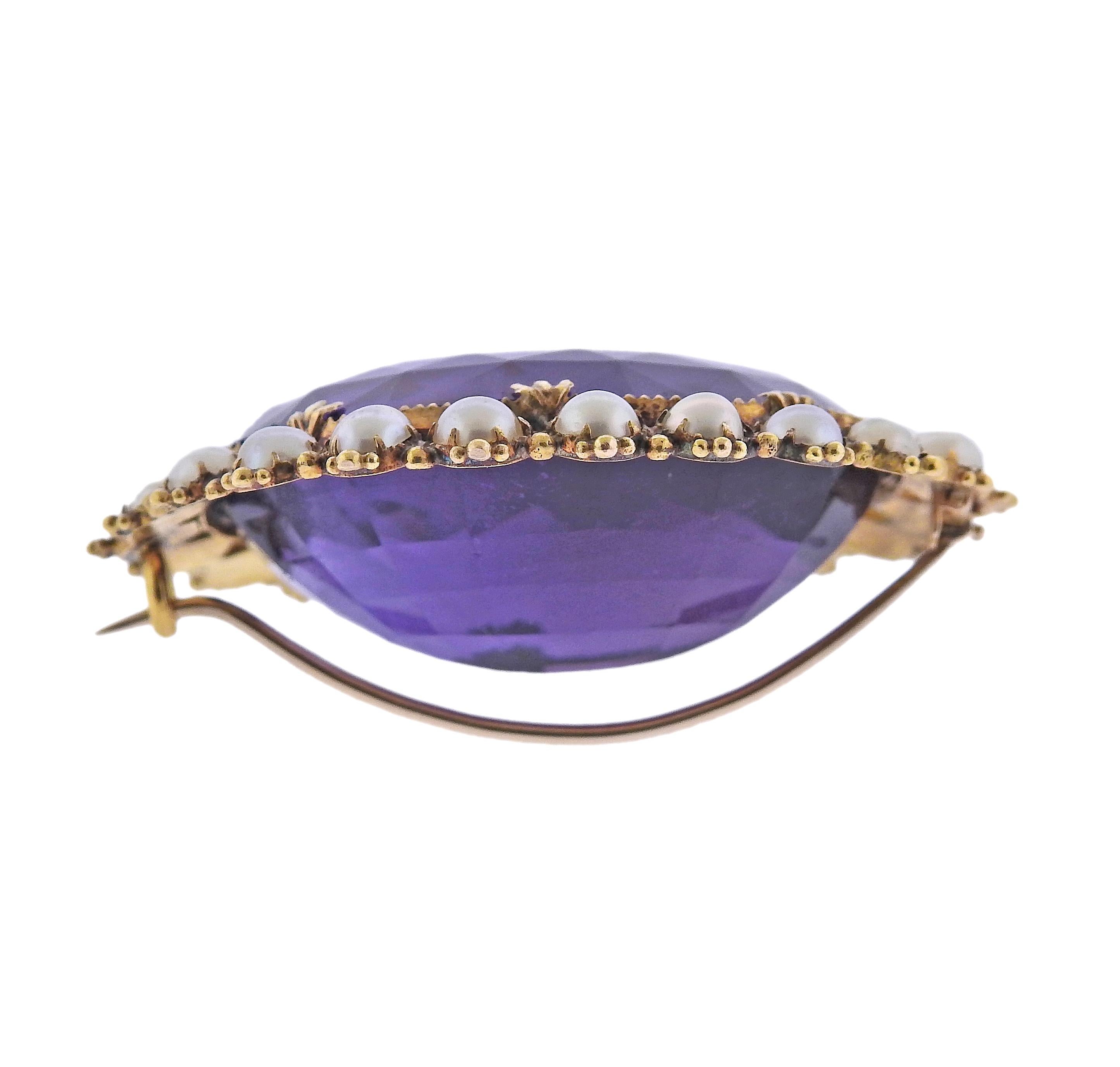 amethyst brooches for sale