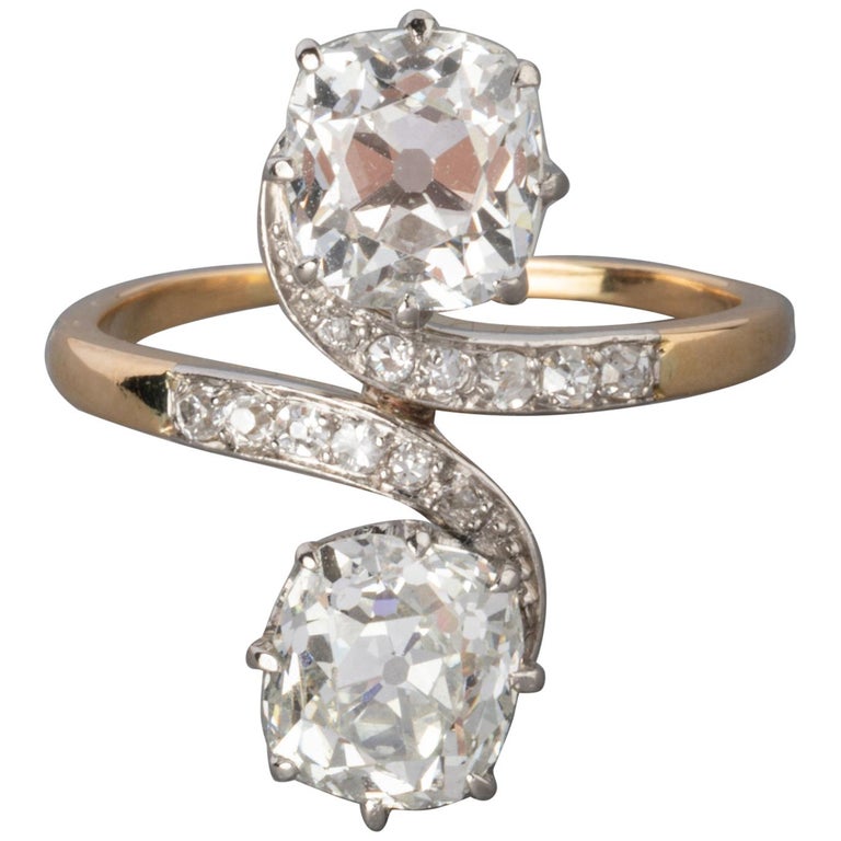 Antique Engagement Rings Moi Et Toi 10 For Sale On 1stdibs