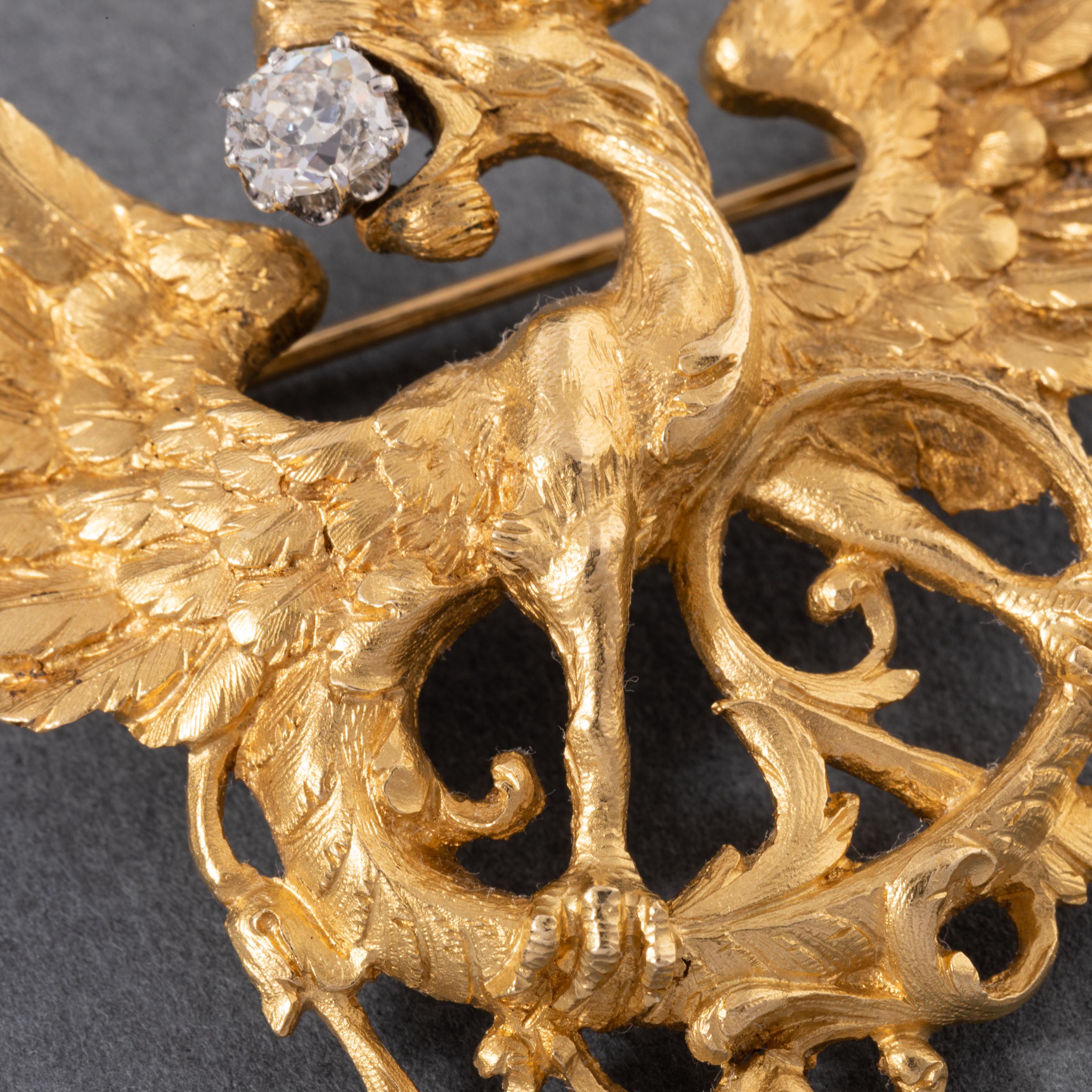 Belle Époque Antique Gold and Diamond French 