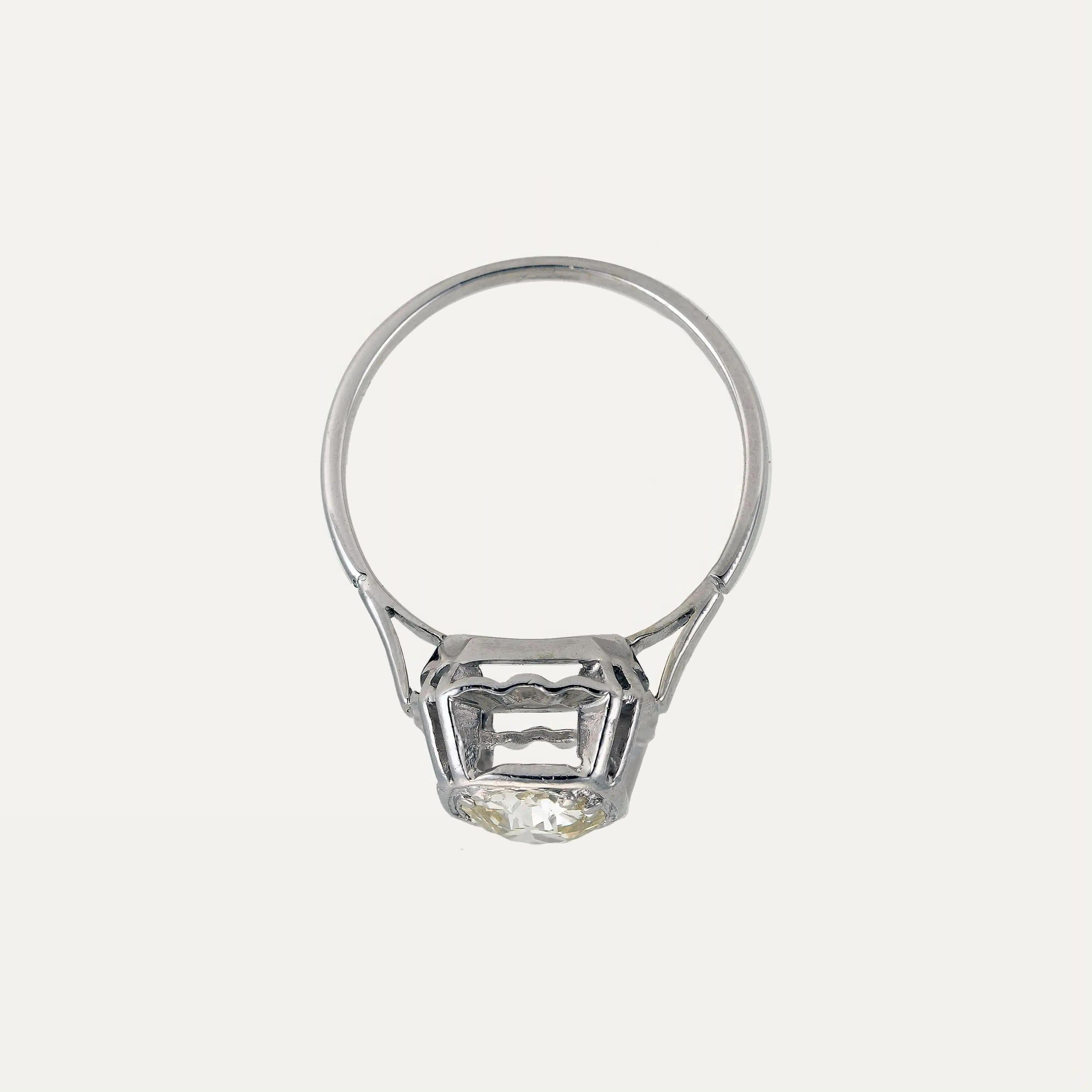 Antique Gold and Diamond Ring In Good Condition For Sale In Lisboa, PT