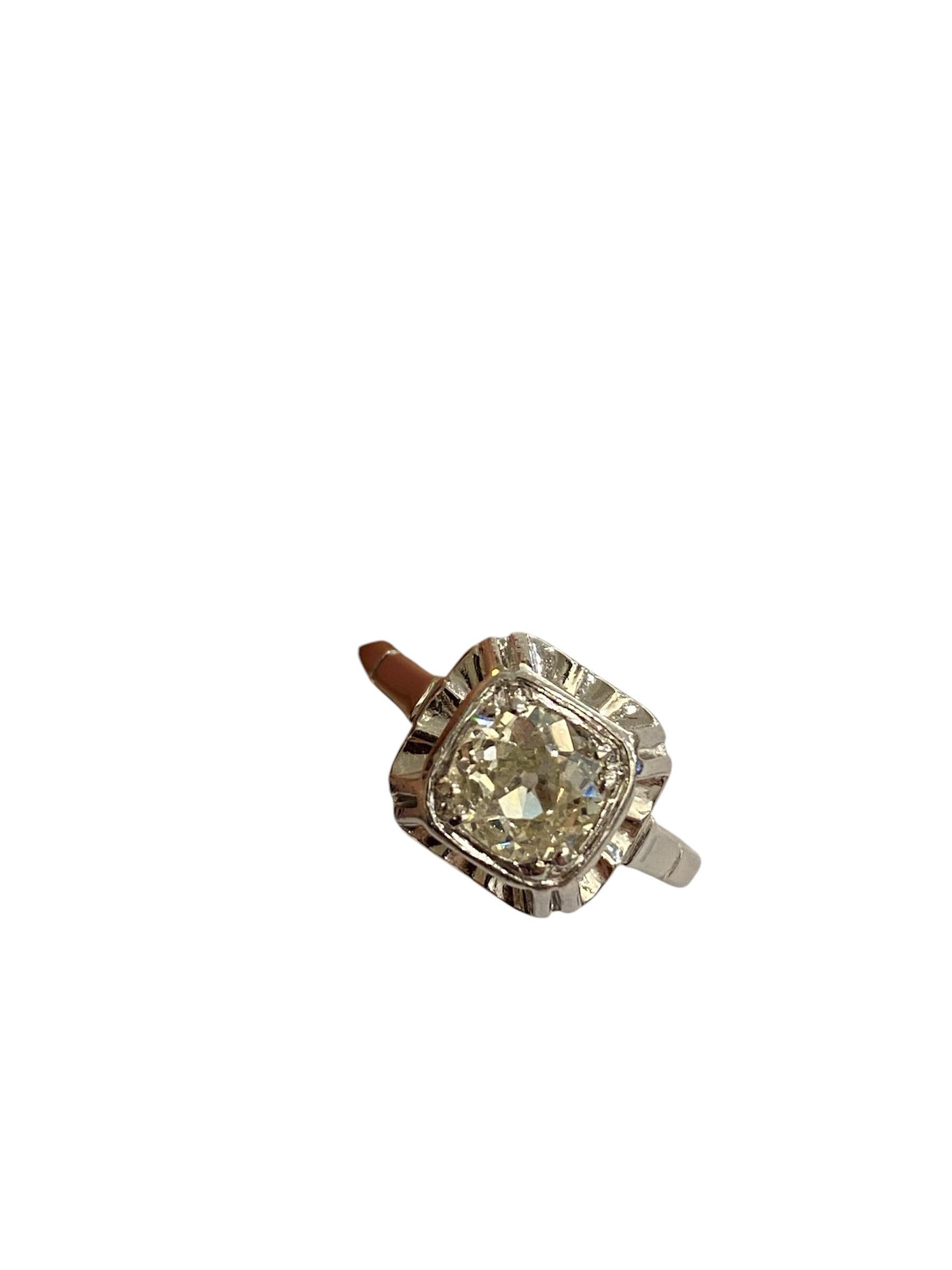 Antique Gold and Diamond Ring For Sale 2