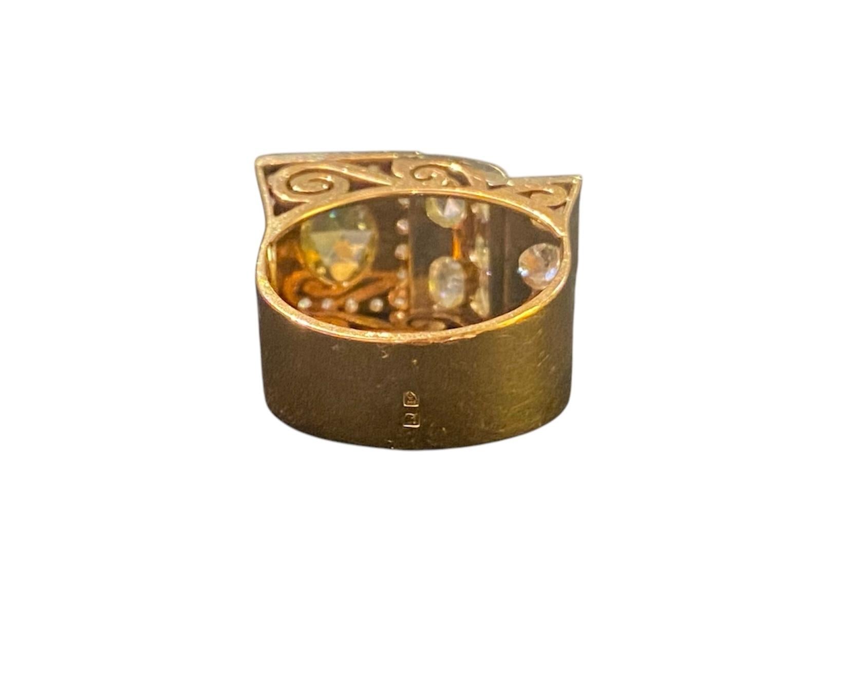 Antique Gold and Diamond Ring 2