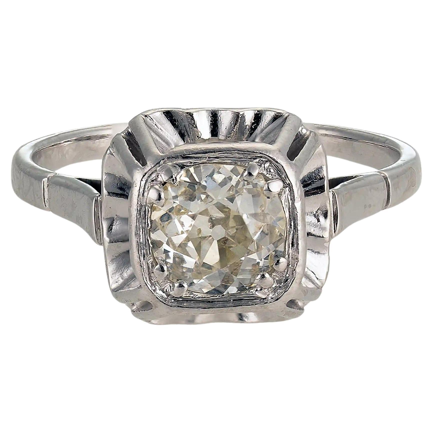 Antique Gold and Diamond Ring For Sale