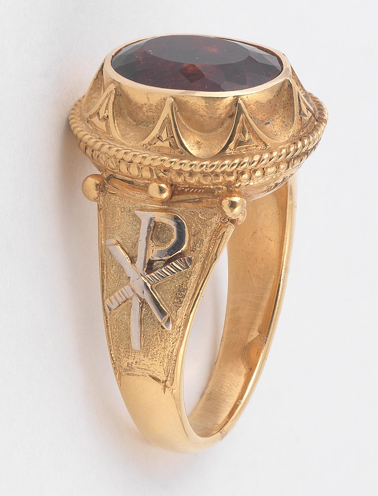 antique bishop ring