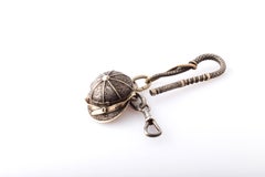 Antique Gold and Silver Equestrian Fob or Pendant