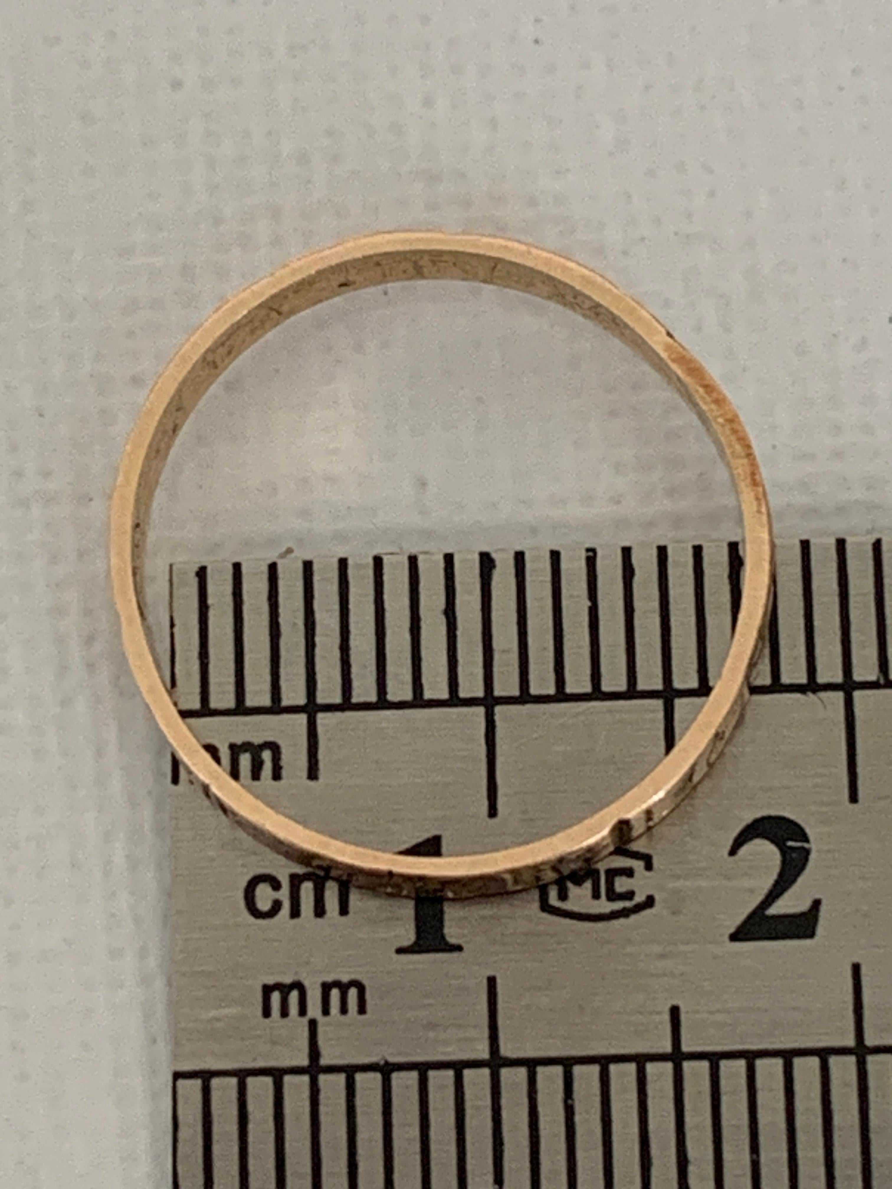 Anello a fascia d'oro antico, circa 1880 in vendita 5