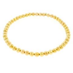 Antique Gold Bead Necklace