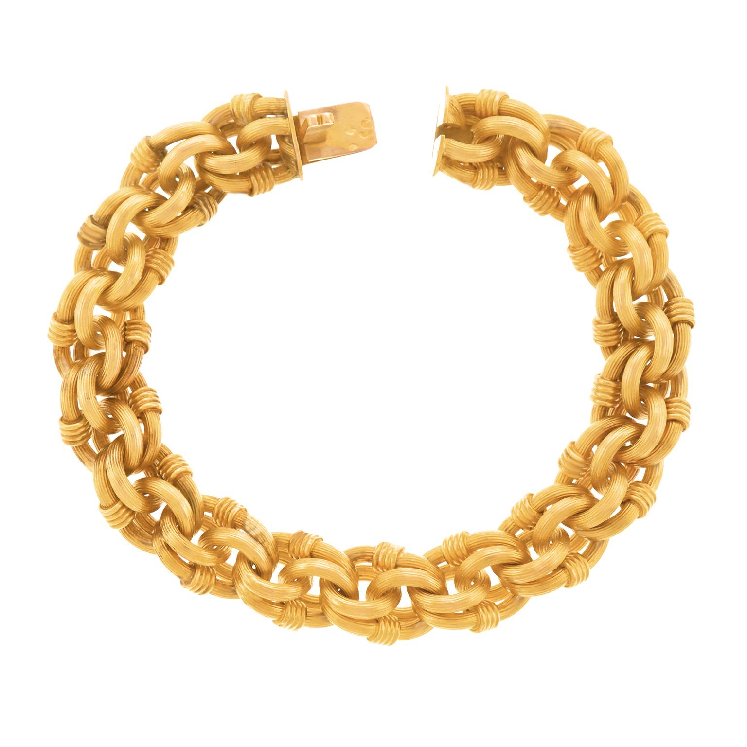 Antique Gold Bracelet French 2