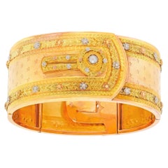 Antique Gold Bracelet French