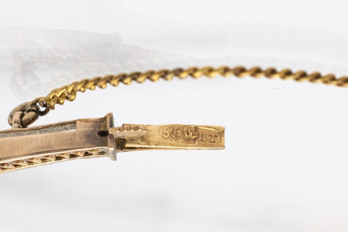 Antique gold bracelet with ruby, sapphires and diamonds, Russia, late XIX cent. 3