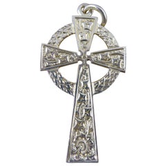 Antique Gold Celtic Cross, Birmingham, 1900