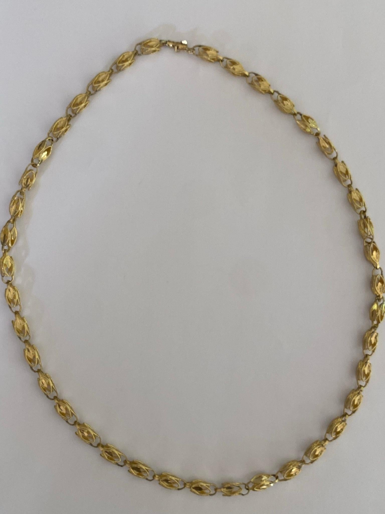 turkish link gold chain