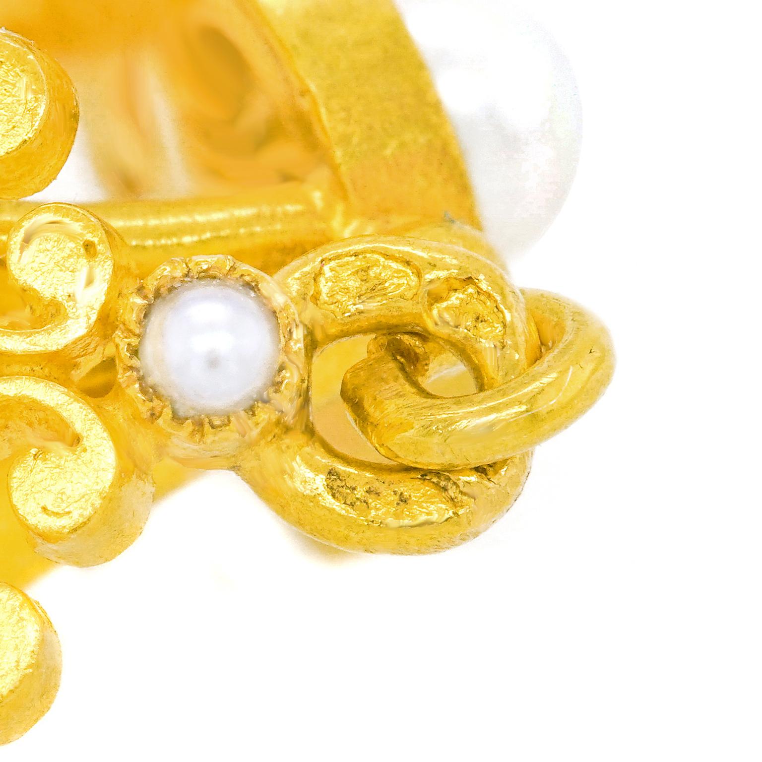 Victorian Antique Gold Chandelier Earrings