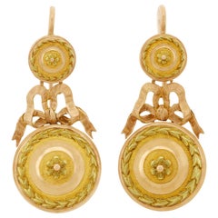 Antique Gold Chandelier Earrings