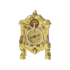 Antique Gold Clock, circa 1840