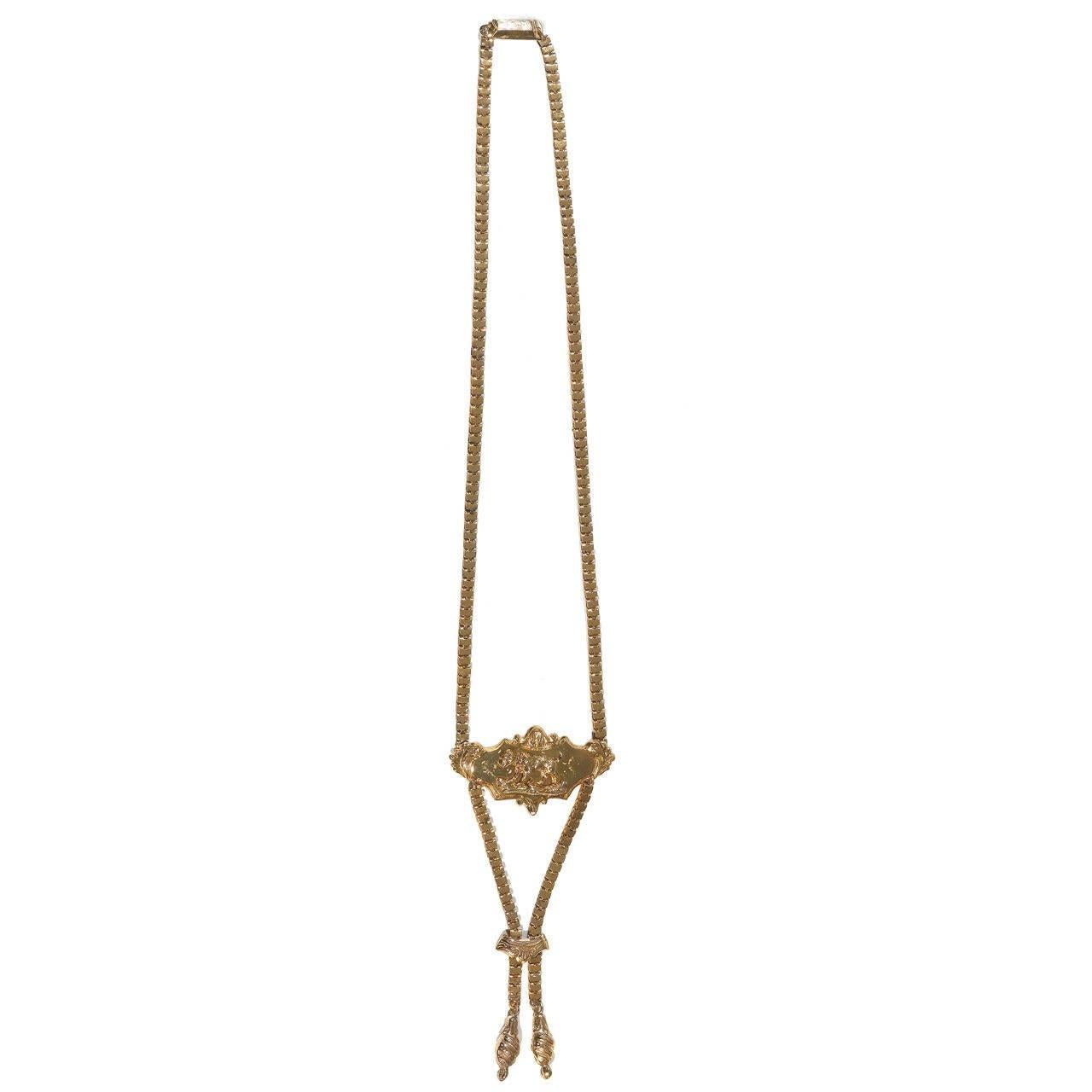 Victorien Collier de chien en or antique en vente