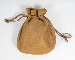 Antique Gold-Embossed Leather Purse, Early 20th Century.